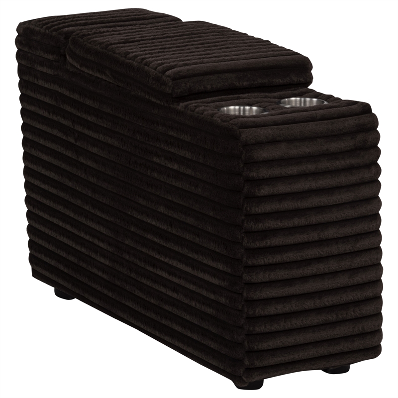 Coaster Collins 5-Piece Power Reclining Home Theater Seating in Chocolate Brown