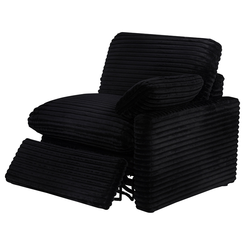 Coaster Collins 5-Piece Power Reclining Home Theater Seating in Black