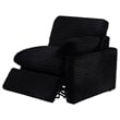 Coaster Collins 5-Piece Fabric Power Reclining Home Theater Seating in Black