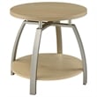 Coaster Dacre 3-piece Engineered Wood Round Coffee and End Table Set in Brown