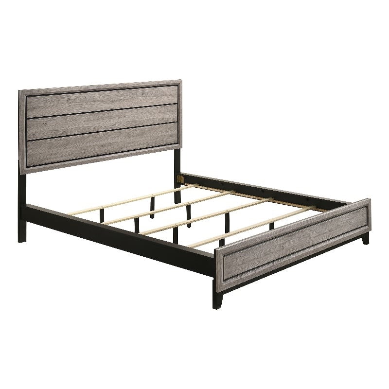 Coaster Watson Transitional Wood California King Panel Bed in Light Taupe