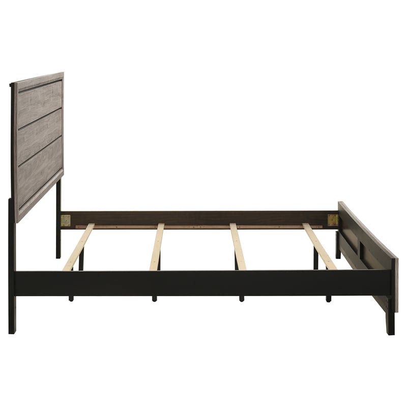 Coaster Watson Transitional Wood Eastern King Panel Bed in Light Taupe