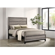 Coaster Watson Transitional Wood Full Panel Bed in Light Taupe