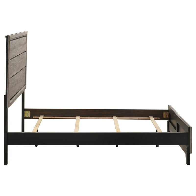 Coaster Watson Transitional Wood Full Panel Bed in Light Taupe