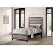 Coaster Watson Transitional Wood Twin Panel Bed in Light Taupe
