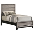 Coaster Watson Transitional Wood Twin Panel Bed in Light Taupe