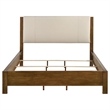 Coaster Adderley Transitional California King Wood Panel Bed in Cream/Warm Brown