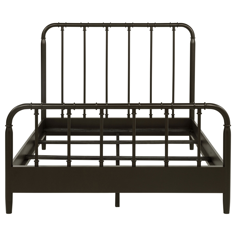 Coaster Rocco All Wood Water Pipe Open Frame Full Bed in Dark Bronze