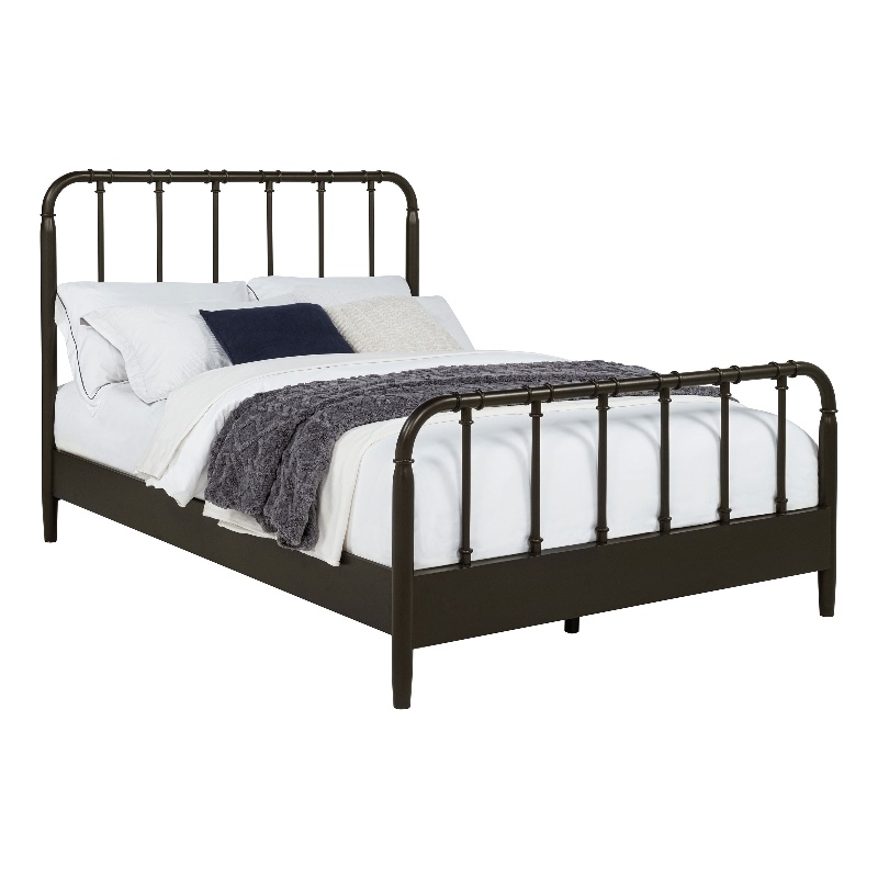Coaster Rocco All Wood Water Pipe Open Frame Full Bed in Dark Bronze