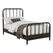 Coaster Rocco All Wood Water Pipe Open Frame Twin Bed in Dark Bronze
