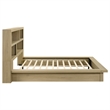 Coaster Hendricks Queen Wood Bookcase Platform Bed in Light Oak