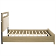 Coaster Hendricks Transitional Queen Wood Platform Bed in Light Oak