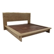 Coaster Stillwater Rustic Queen Wood Platform Bed in Weathered Oak