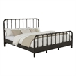 Coaster Rocco All Wood Water Pipe Open Frame Eastern King Bed in Dark Bronze
