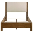 Coaster Adderley Transitional Queen Wood Panel Bed in Cream/Warm Brown