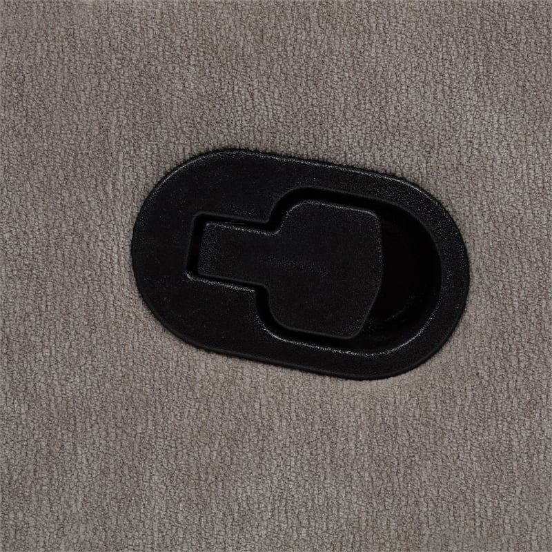 Coaster Hamilton Chenille Upholstered Manual Reclining Sofa in Sand