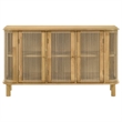 Coaster Ervine 3-Door Farmhouse Accent Storage Wood Sideboard Cabinet in Natural