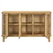 Coaster Ervine 3-Door Farmhouse Accent Storage Wood Sideboard Cabinet in Natural