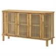 Coaster Ervine 3-Door Farmhouse Accent Storage Wood Sideboard Cabinet in Natural