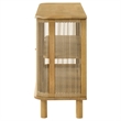Coaster Ervine 3-Door Farmhouse Accent Storage Wood Sideboard Cabinet in Natural