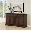 Coaster Ridgewell 2-Drawer 4-Door Traditional Wood Dining Server in Dark Oak