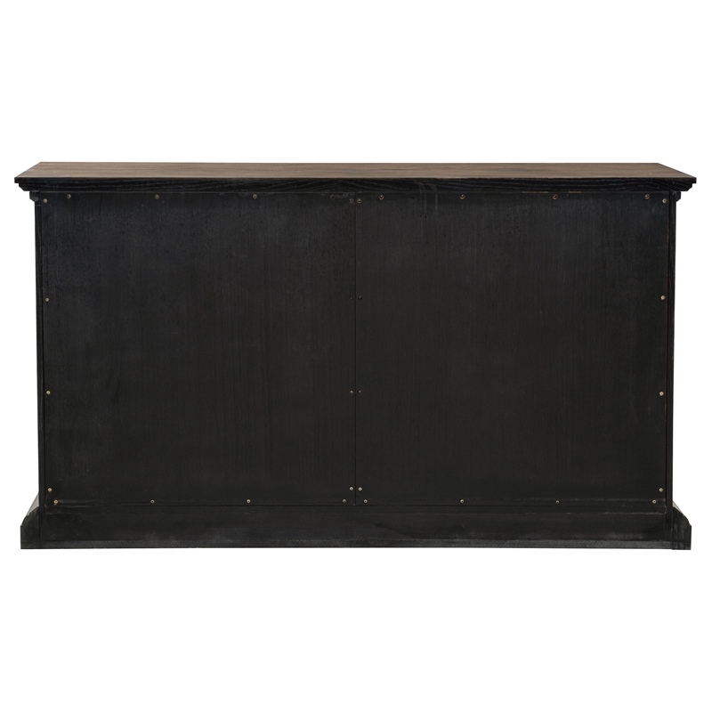 Coaster Ridgewell 2-Drawer 4-Door Traditional Wood Dining Server in Dark Oak