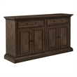 Coaster Ridgewell 2-Drawer 4-Door Traditional Wood Dining Server in Dark Oak