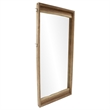 Coaster Stillwater Full-Length Wood Floor Mirror in Weathered Oak