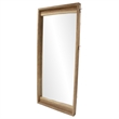 Coaster Stillwater Full-Length Wood Floor Mirror in Weathered Oak