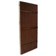 Coaster Stillwater Full-Length Wood Floor Mirror in Weathered Oak