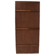 Coaster Stillwater Full-Length Wood Floor Mirror in Weathered Oak