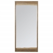 Coaster Stillwater Full-Length Wood Floor Mirror in Weathered Oak
