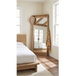 Coaster Stillwater Full-Length Wood Floor Mirror in Weathered Oak