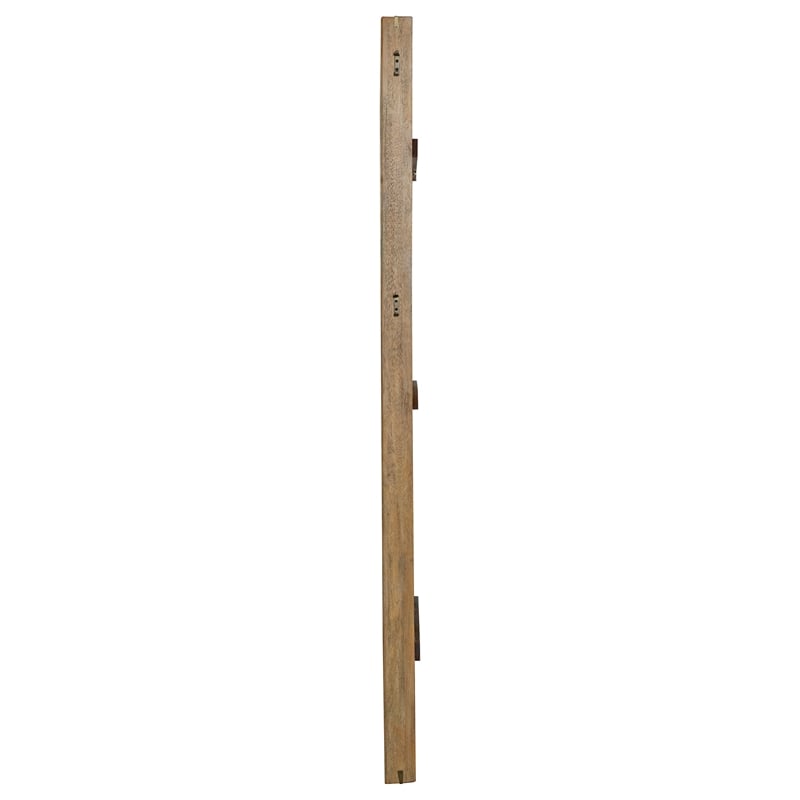 Coaster Stillwater Full-Length Wood Floor Mirror in Weathered Oak