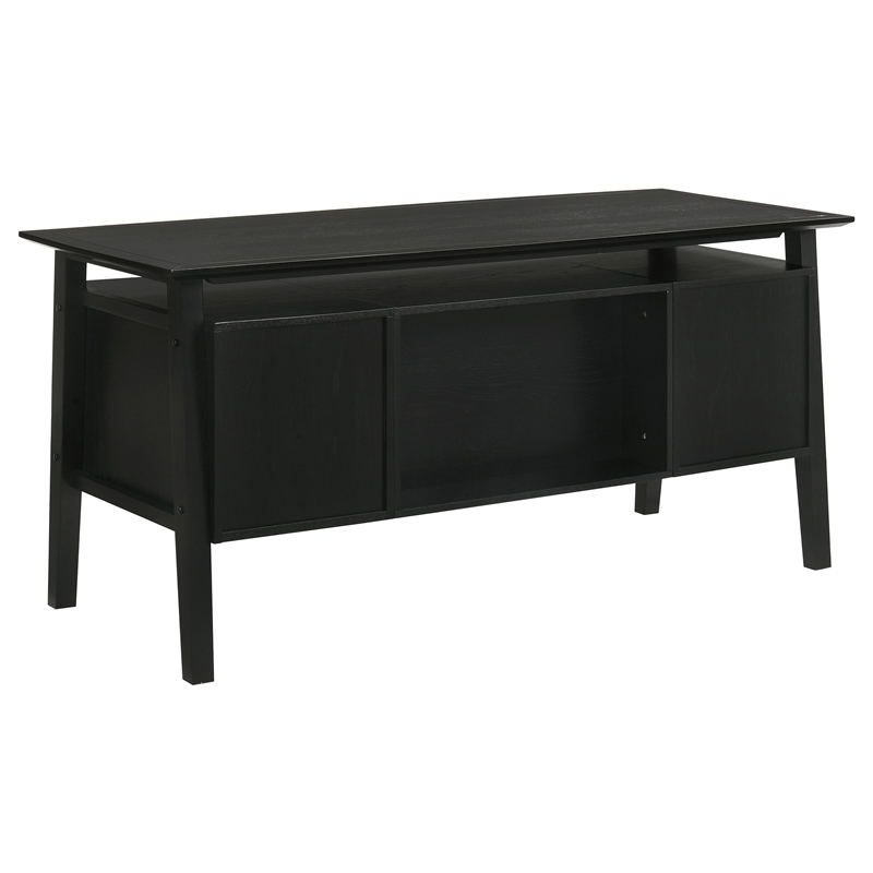 Coaster Goodson 64-inch 4-Drawer Wood Computer Desk in Black