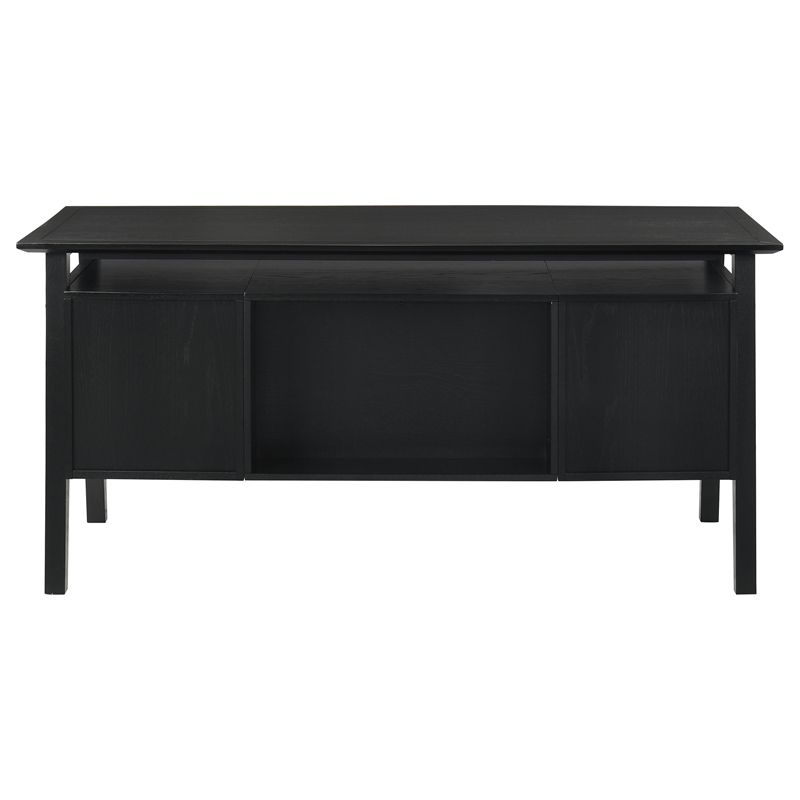 Coaster Goodson 64-inch 4-Drawer Wood Computer Desk in Black