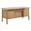 Coaster Goodson 64-inch 4-Drawer Wood Computer Desk in Distressed Light Brown