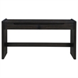 Coaster Leandro 2-Drawer Contemporary Wood Writing Desk in Burnished Black