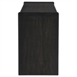 Coaster Leandro 2-Drawer Contemporary Wood Writing Desk in Burnished Black