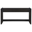 Coaster Leandro 2-Drawer Contemporary Wood Writing Desk in Burnished Black