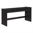 Coaster Leandro 2-Drawer Contemporary Wood Writing Desk in Burnished Black