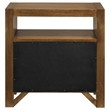 Coaster Adderley 2-Drawer Wood Nightstand Bedside Table in Warm Brown
