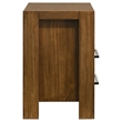 Coaster Adderley 2-Drawer Wood Nightstand Bedside Table in Warm Brown