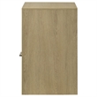 Coaster Hendricks 1-Drawer Wood Nightstand Bedside Table with Cubby in Light Oak