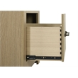 Coaster Hendricks 1-Drawer Wood Nightstand Bedside Table with Cubby in Light Oak