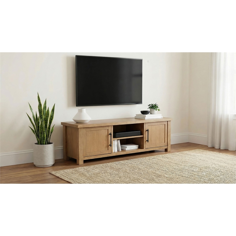 Coaster Beasley 71-Inch 2-Door Wood TV Stand for TVs up to 75