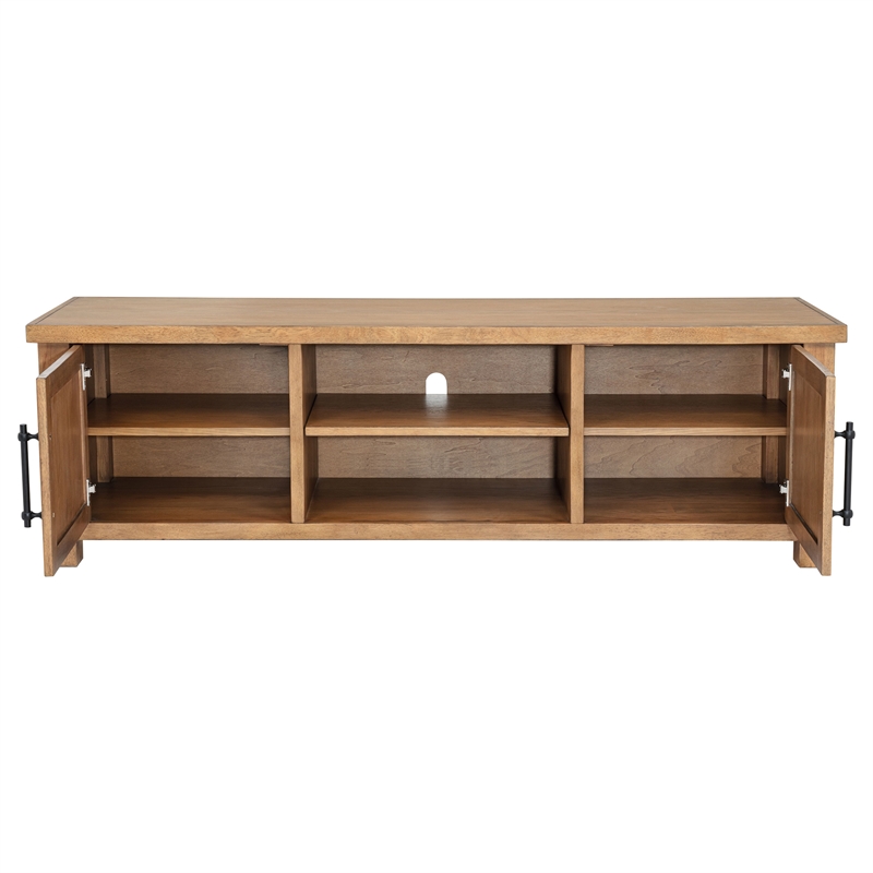 Coaster Beasley 71-Inch 2-Door Wood TV Stand for TVs up to 75