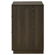 Coaster Atlas 2-Drawer Transitional Wood Nightstand Bedside Table in Dark Oak