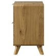 Coaster Bennett 2-Drawer Mid-Century Wood Nightstand Bedside Table in Light Oak