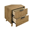 Coaster Bennett 2-Drawer Mid-Century Wood Nightstand Bedside Table in Light Oak